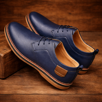 Lachlan | Premium Textured Leather Derby Shoes