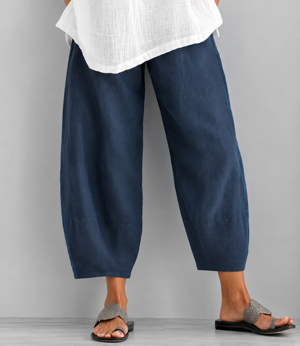 Farren | Relaxed Barrel Leg Trousers