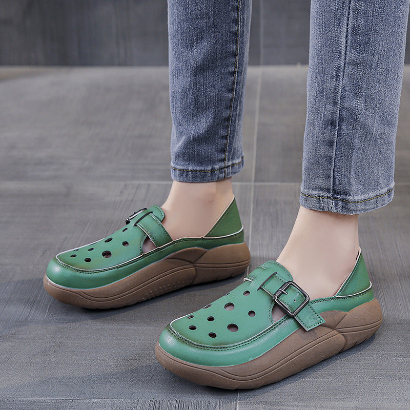 Brialyn | Perforated Casual Mary Jane Shoes