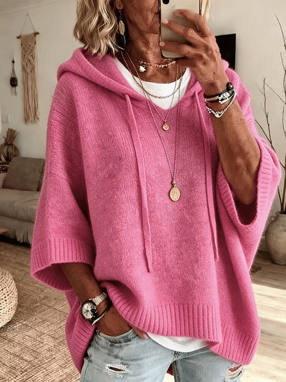 Hespera | Cozy Hooded Knit Sweater