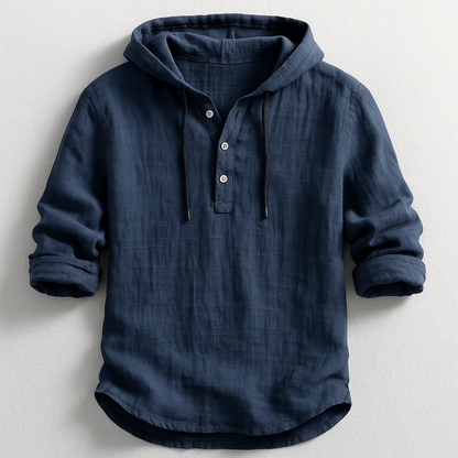 Daxton | Lightweight Long Sleeve Hooded Shirt
