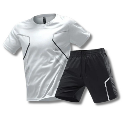 Leofric | Performance Training T Shirt And Shorts Set
