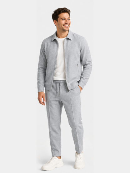 Corbett | Textured Zip Jacket Co Ord Set