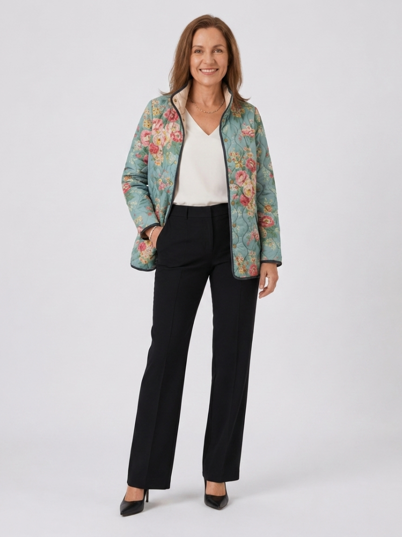 Petalina | Quilted Longline Jacket