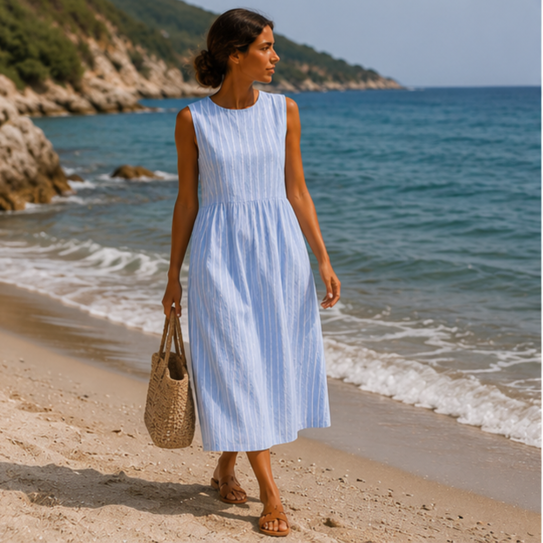 Marielle | Relaxed Stripe Summer Dress
