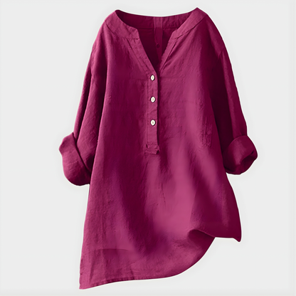 Calyndra | Loose Fit Long Sleeve Blouse