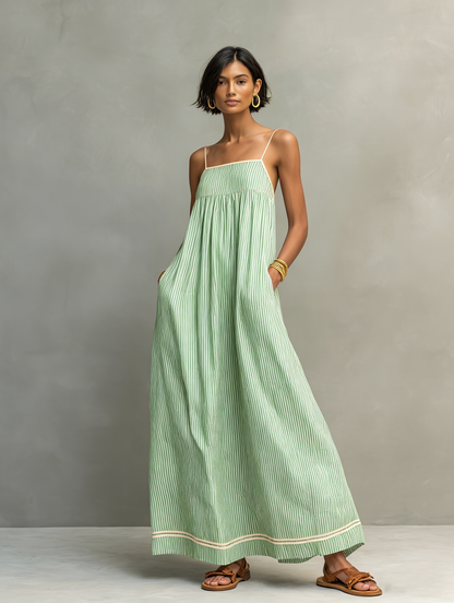 Bryony | Breezy Smocked Maxi Dress