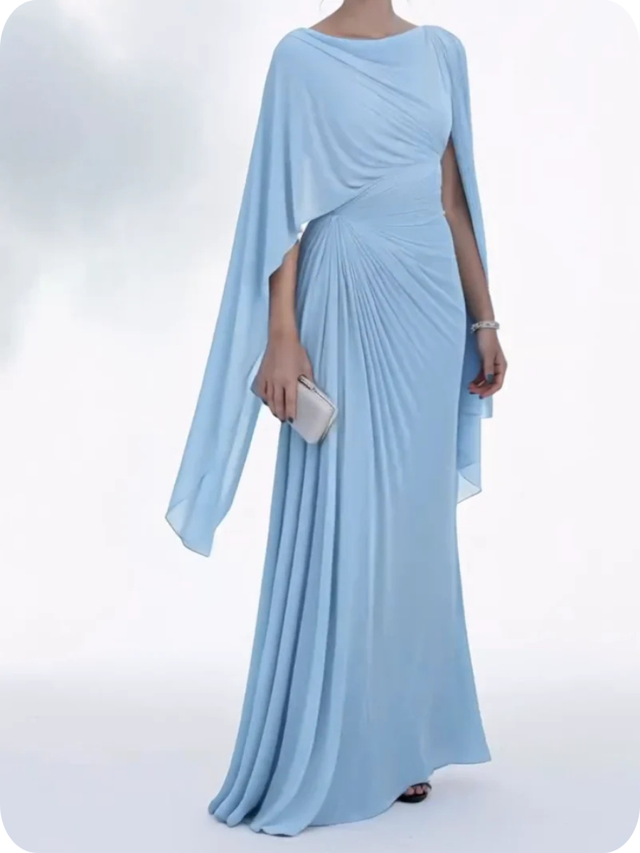 Solavina | Pleated Side Detail Maxi Dress