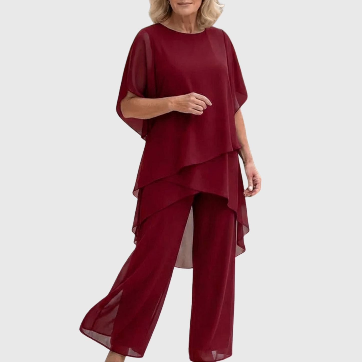 Belisara | Elegant Overlay Two Piece Set