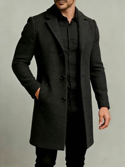 Griffin | Refined Notch Lapel Overcoat