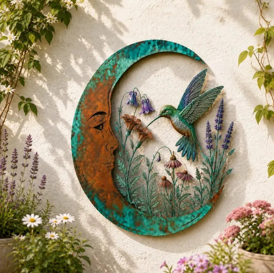 Amelora | Rustic Moon Wall Art
