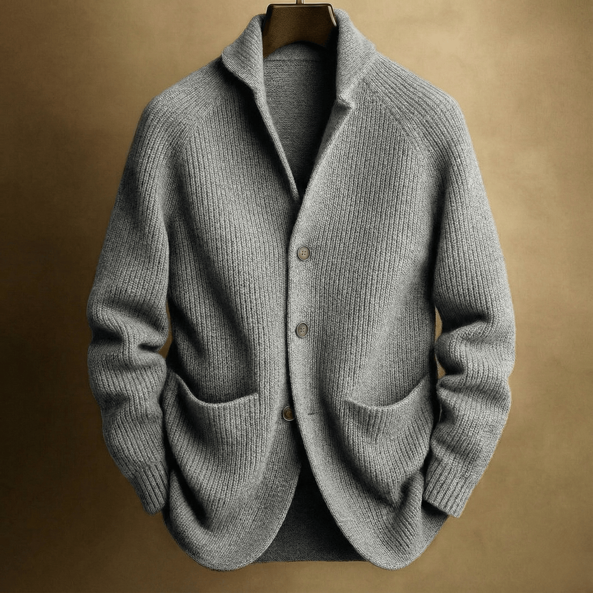 Gavrel | Textured Button Front Knit Blazer
