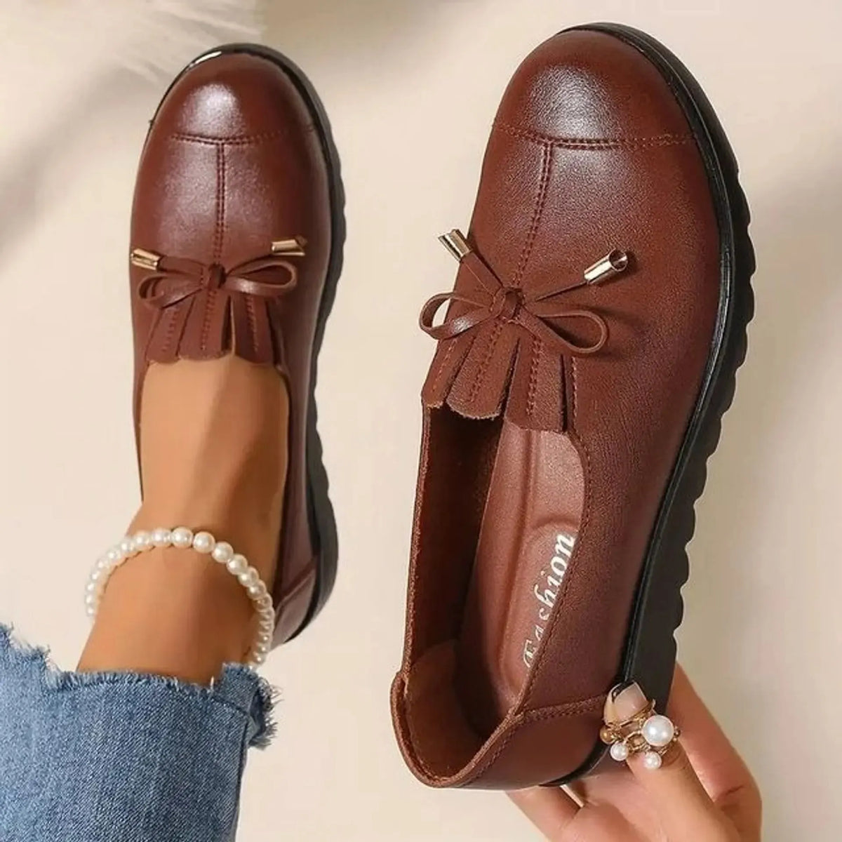 Celandine | Bow Front Everyday Comfort Shoes