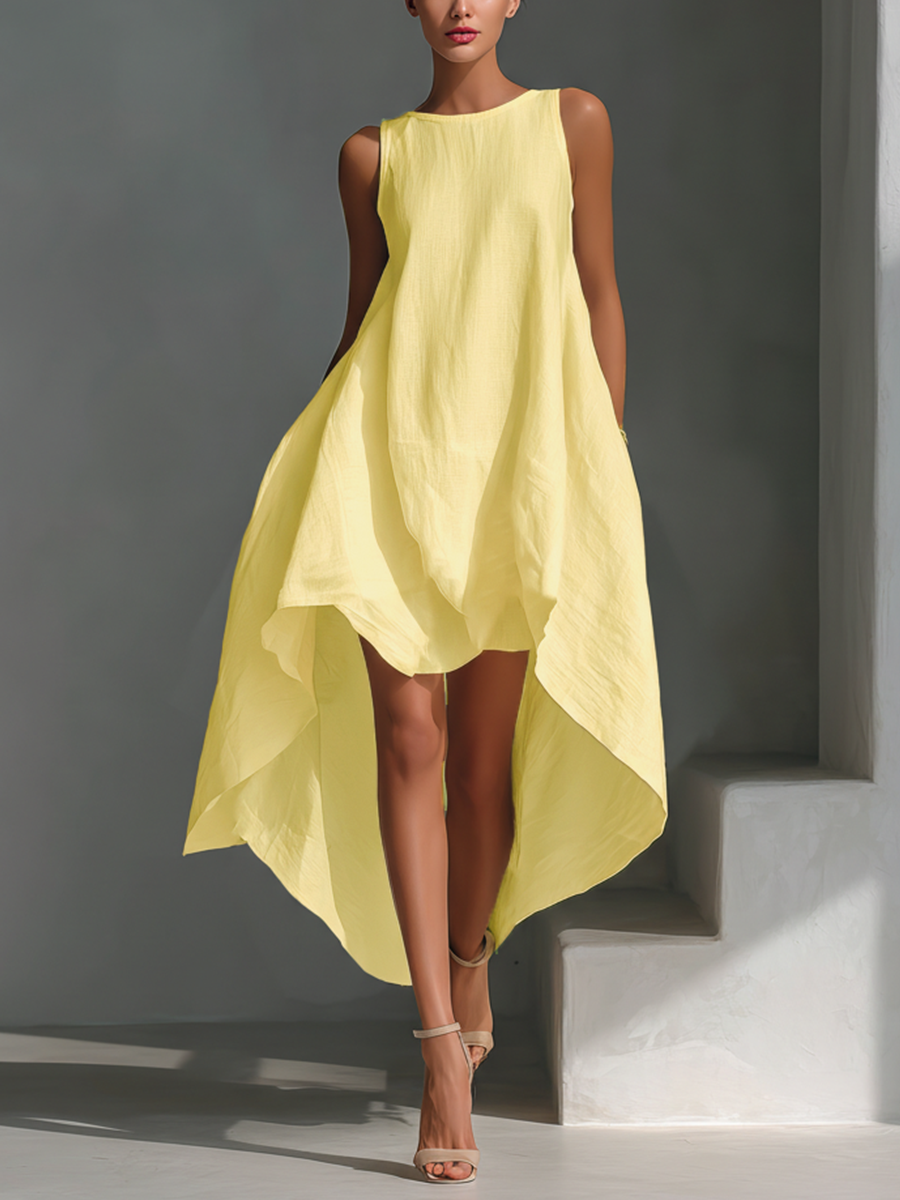 Alouette | Sleeveless High Low Midi Dress