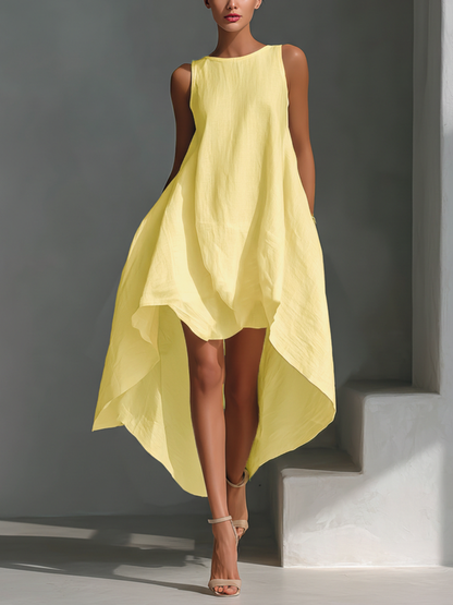 Alouette | Sleeveless High Low Midi Dress