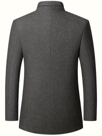 Lowell | Tailored Stand Collar Winter Coat