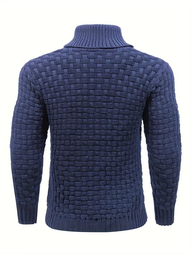 Percival | Cozy Textured Collar Sweater
