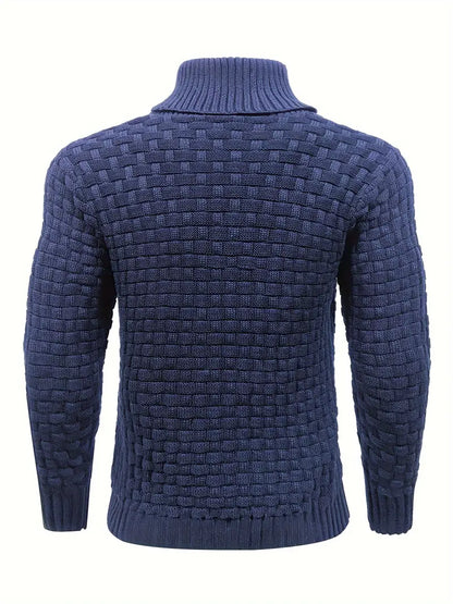 Percival | Cozy Textured Collar Sweater