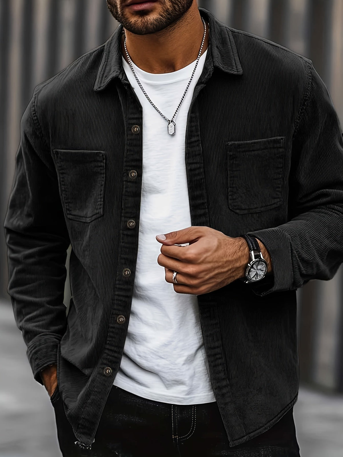 Berkley | Relaxed Textured Overshirt