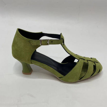 Anastelle | Vintage Cage Strap Heels
