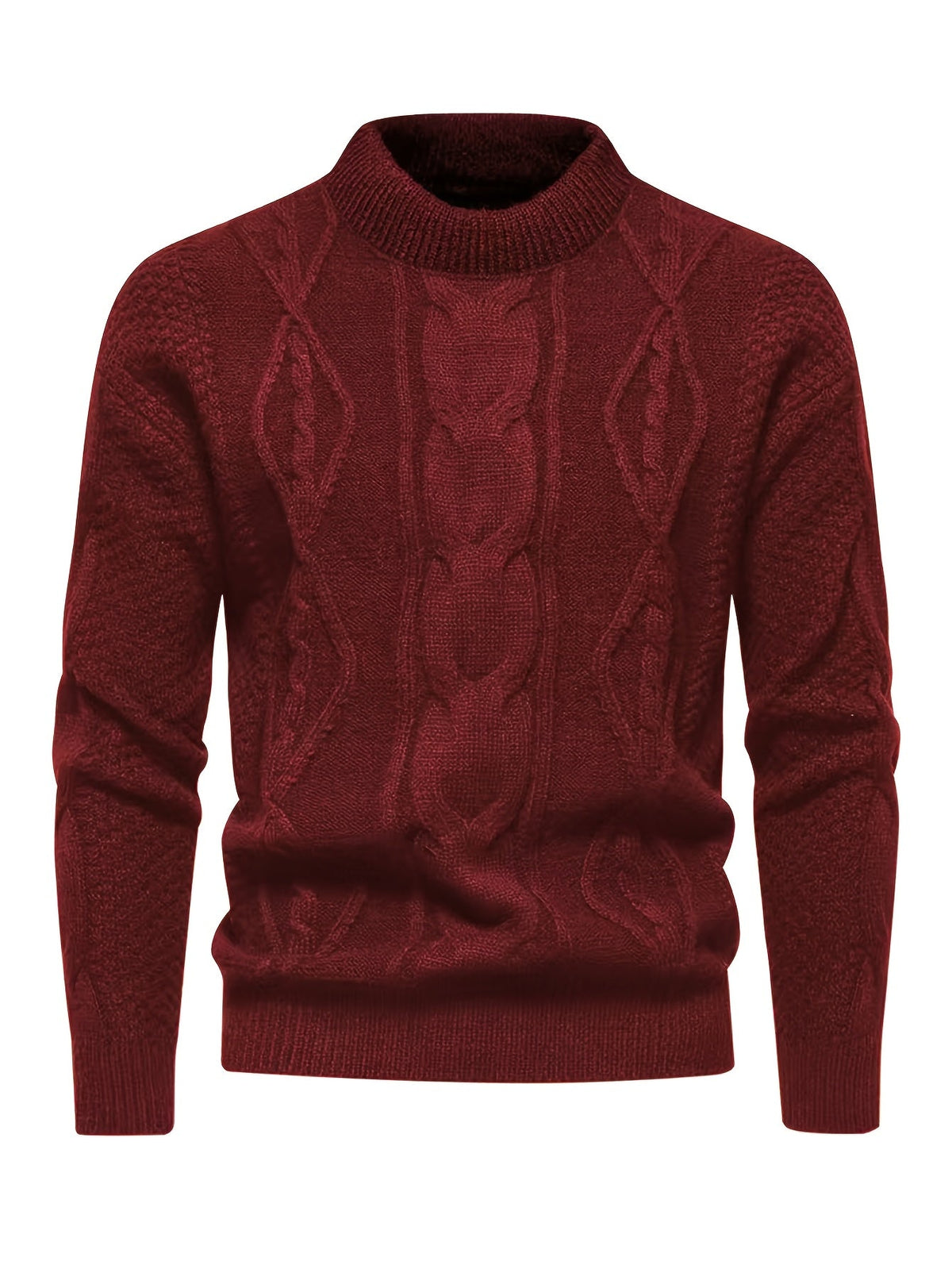 Gannon | Classic Mock Neck Knit Sweater