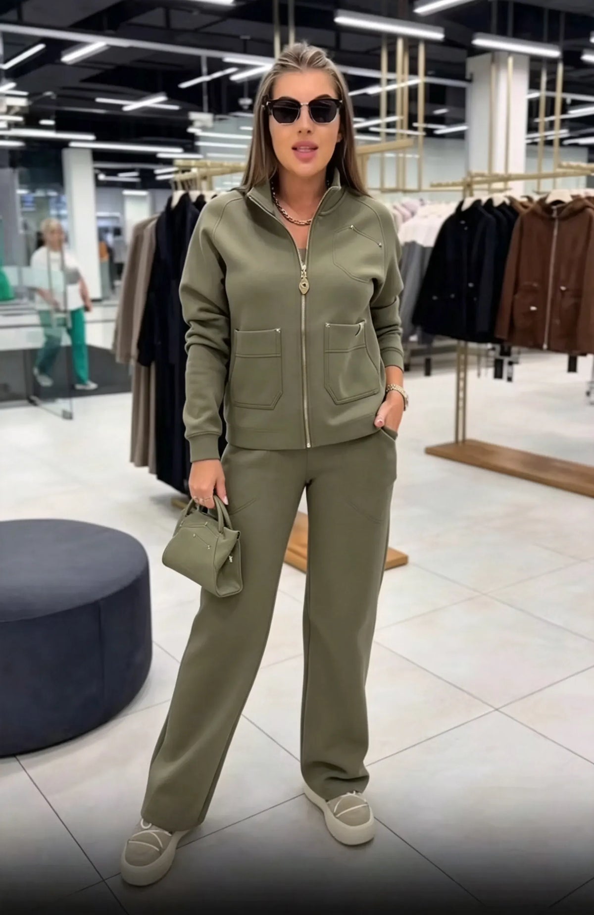 Sapphira | Casual Wide Leg Two Piece Set