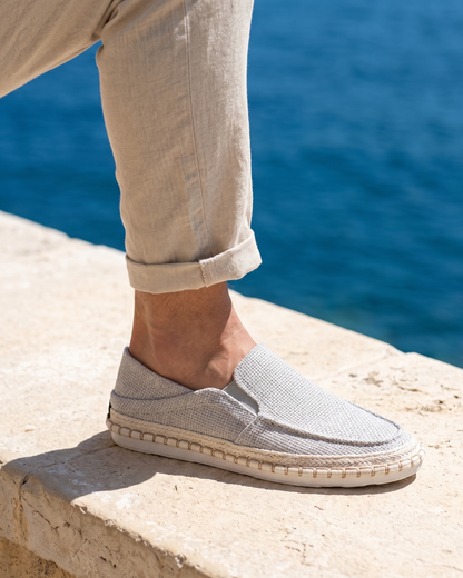Winslow | Coastal Canvas Espadrille Loafers