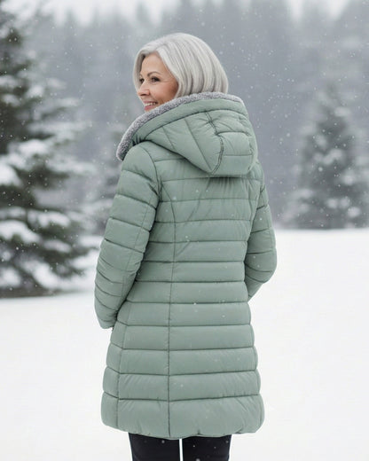 Keely | Plush Lined Hooded Puffer Coat