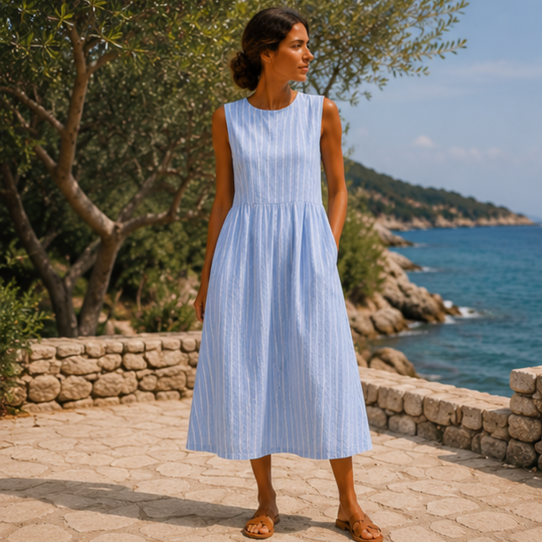 Marielle | Relaxed Stripe Summer Dress