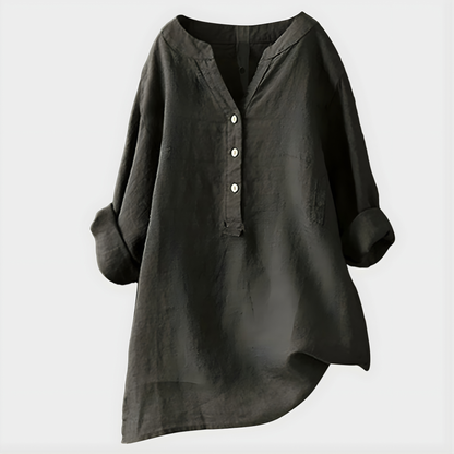 Calyndra | Loose Fit Long Sleeve Blouse