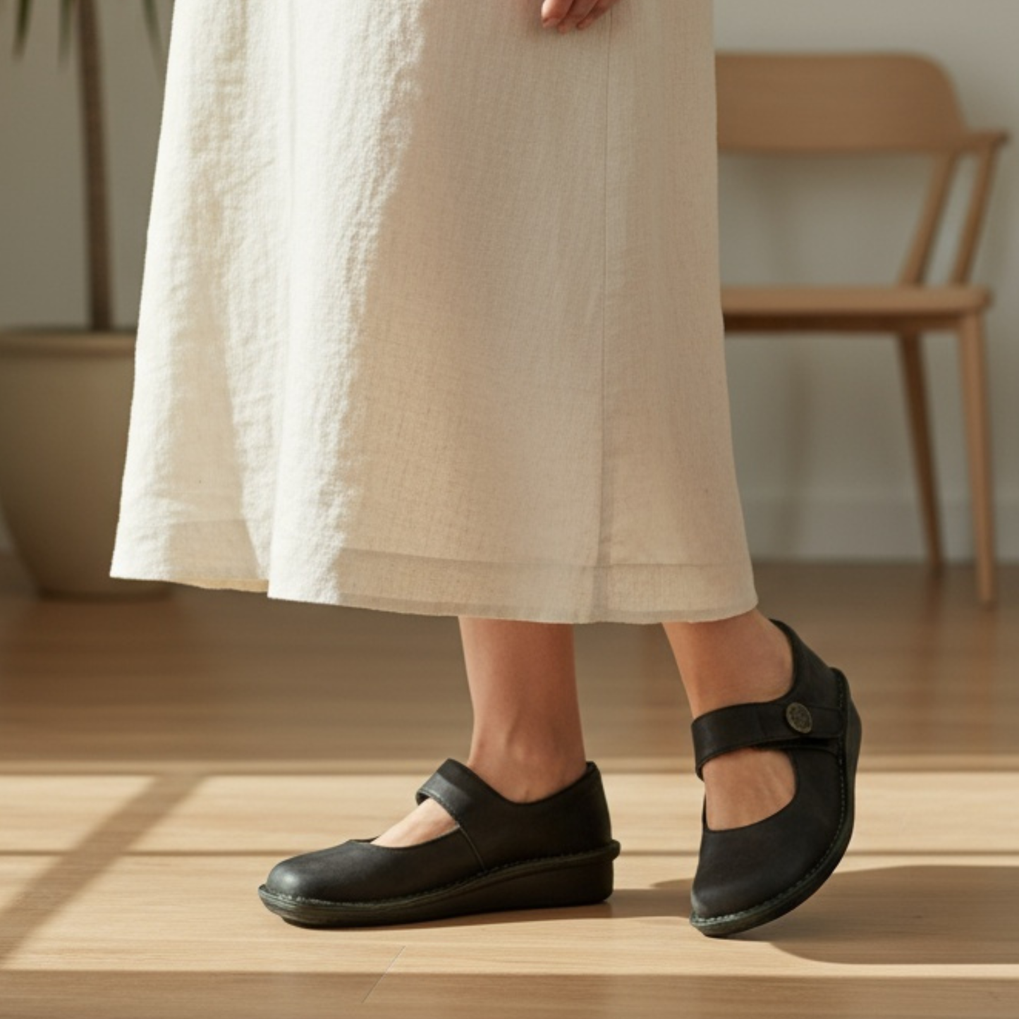 Zyvena | Casual Strap Comfort Shoes