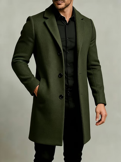 Griffin | Refined Notch Lapel Overcoat