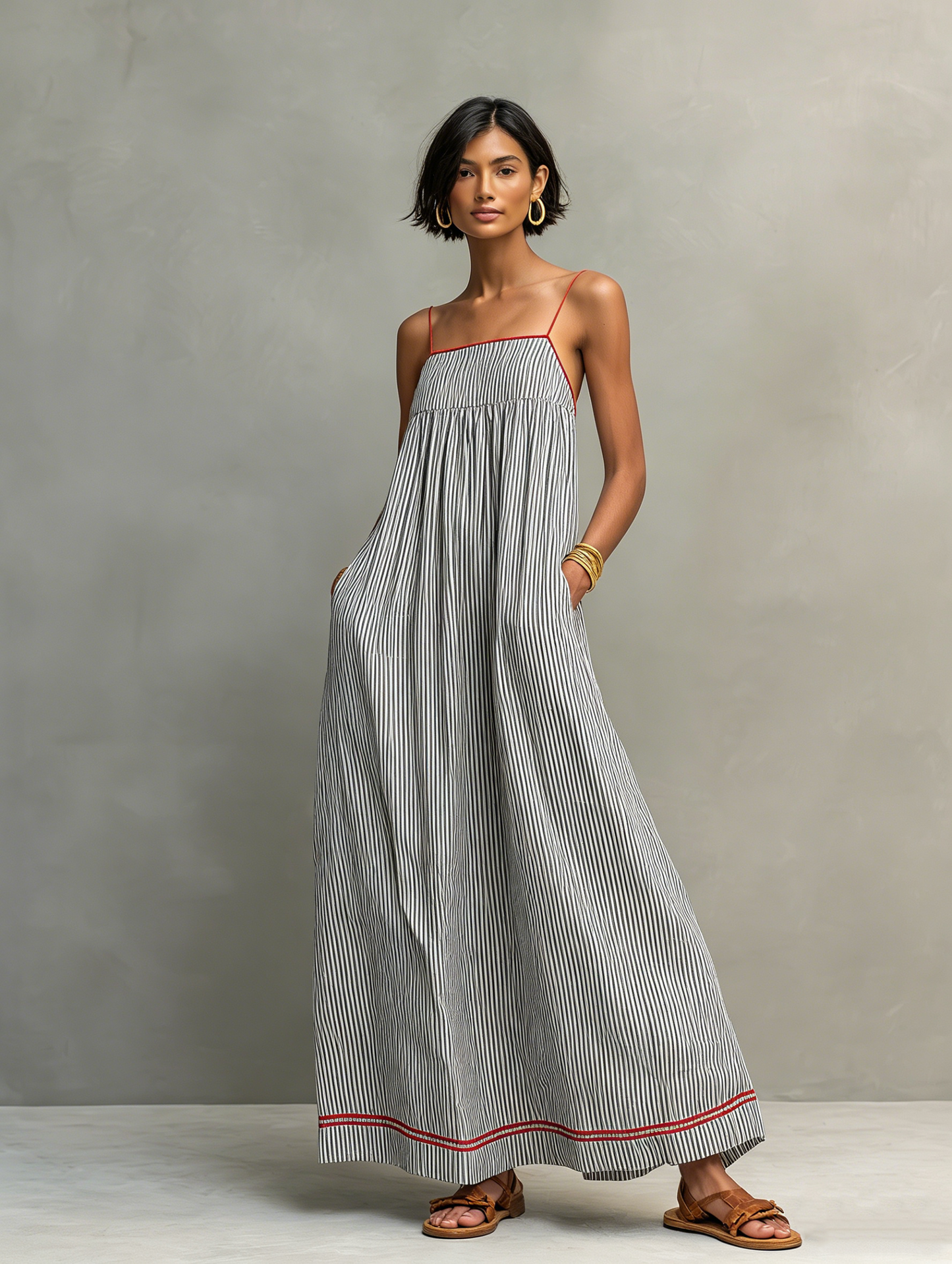 Bryony | Breezy Smocked Maxi Dress