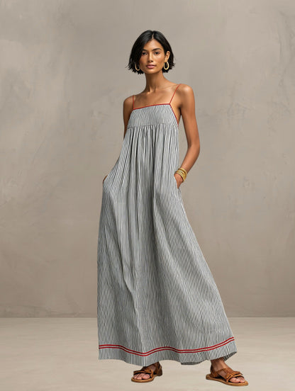 Eulina | Lightweight Spaghetti Strap Maxi Dress