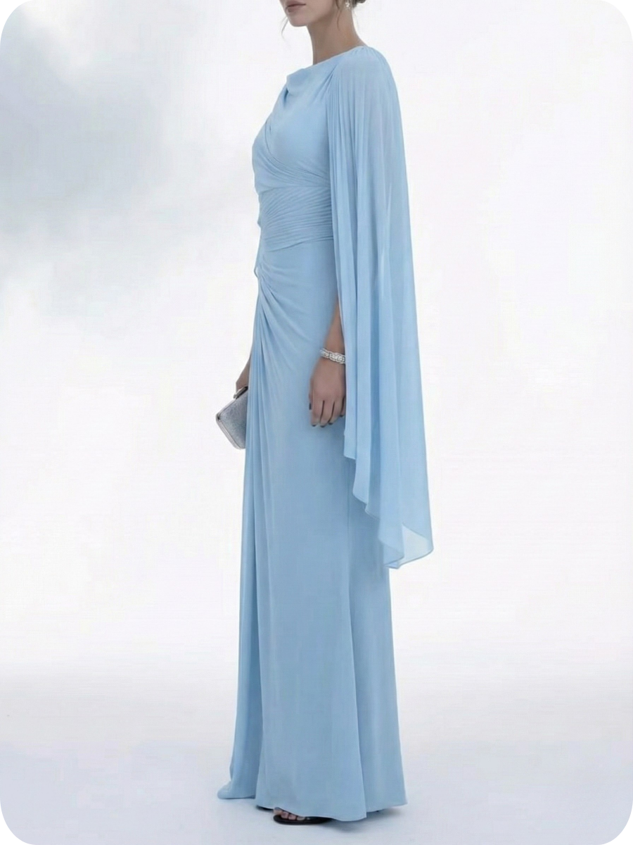 Solavina | Pleated Side Detail Maxi Dress