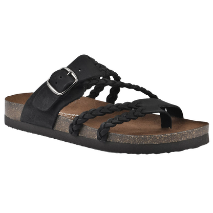 Velarisse | Braided Strap Slide Sandals