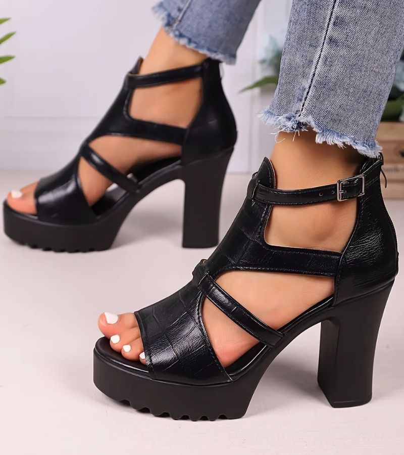 Zaretta | Bold Platform Evening Sandals