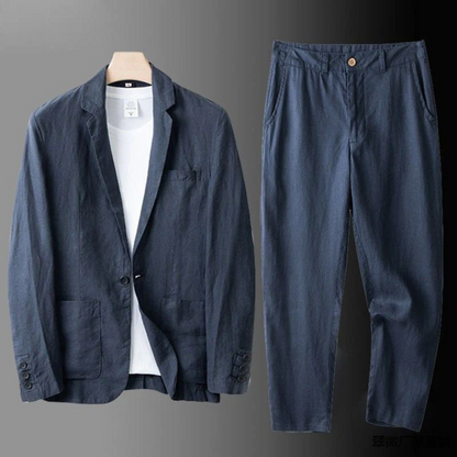 Iskander | Tailored Linen Two Piece Set