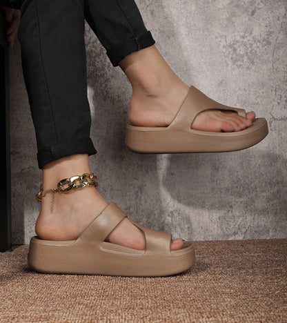 Averie | Cushioned Platform Slide Sandals