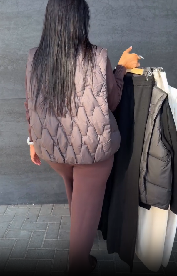 Mazarine | Quilted Vest Three Piece Set