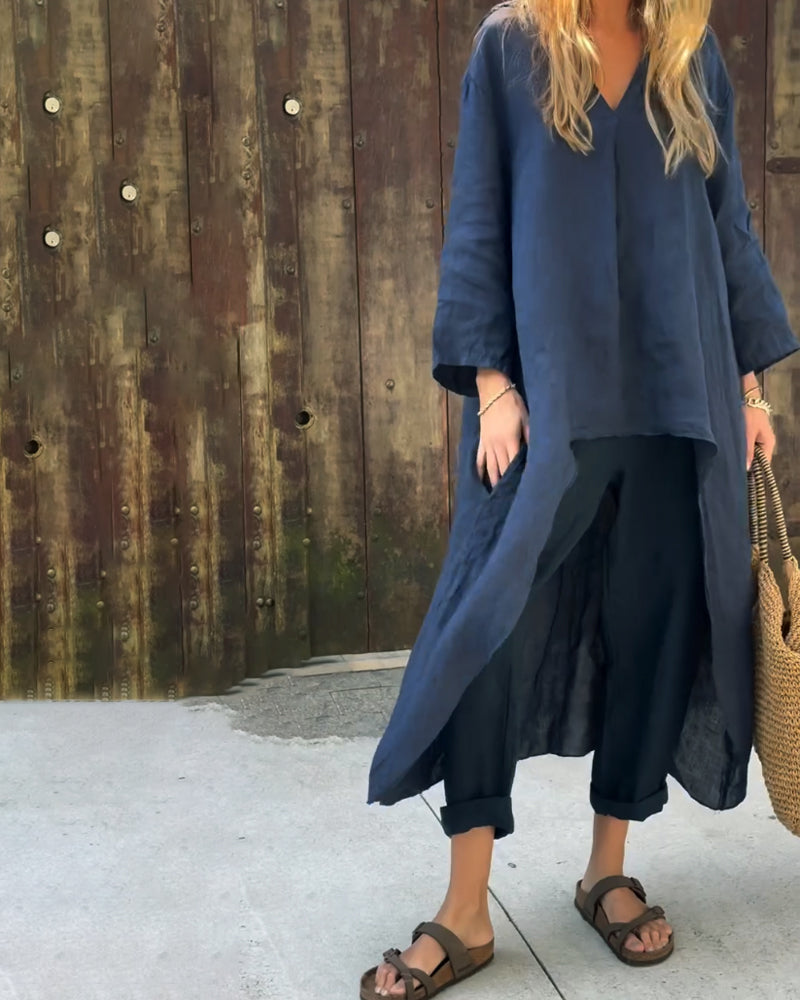 Evania | Relaxed Linen Two Piece Set