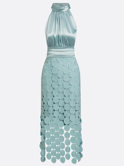 Winona | Textured Overlay Occasion Dress
