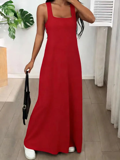 Celandra | Relaxed Fit Sleeveless Maxi Dress