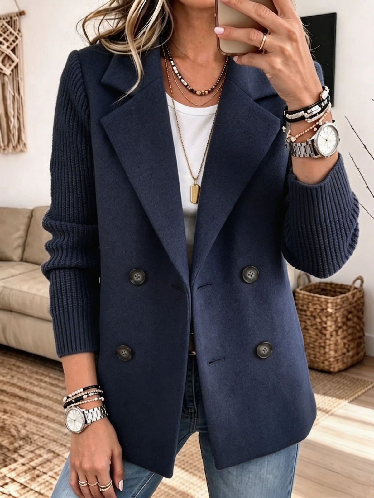 Arietta | Tailored Double Breasted Blazer