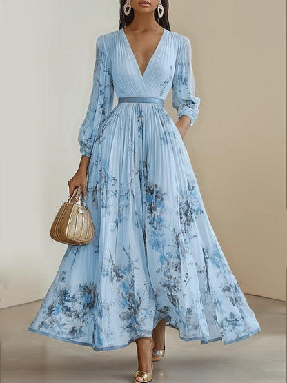 Serenelle | Sleeveless Floral Occasion Dress