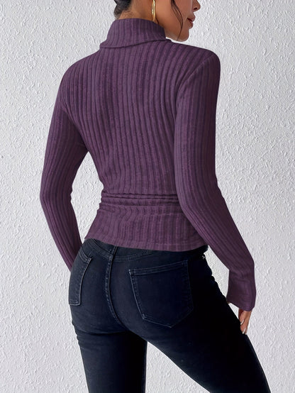 Hadley | Slim Fit Ribbed Turtleneck Sweater