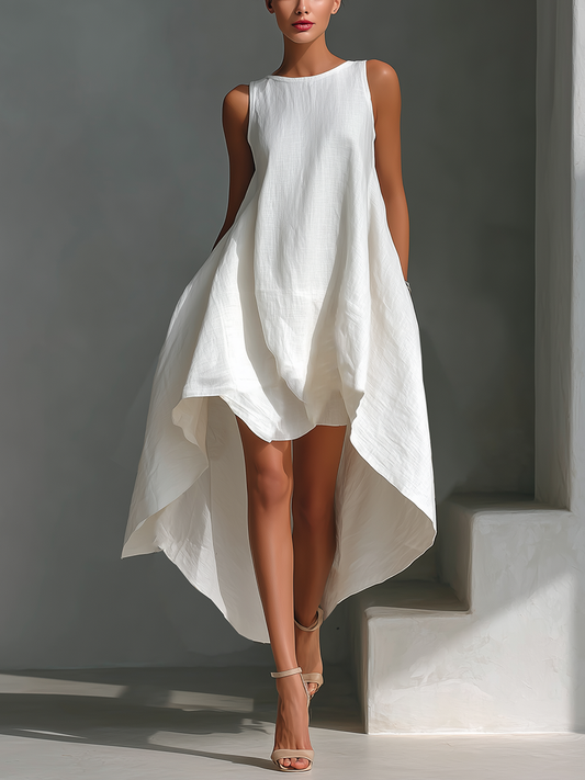 Alouette | Sleeveless High Low Midi Dress