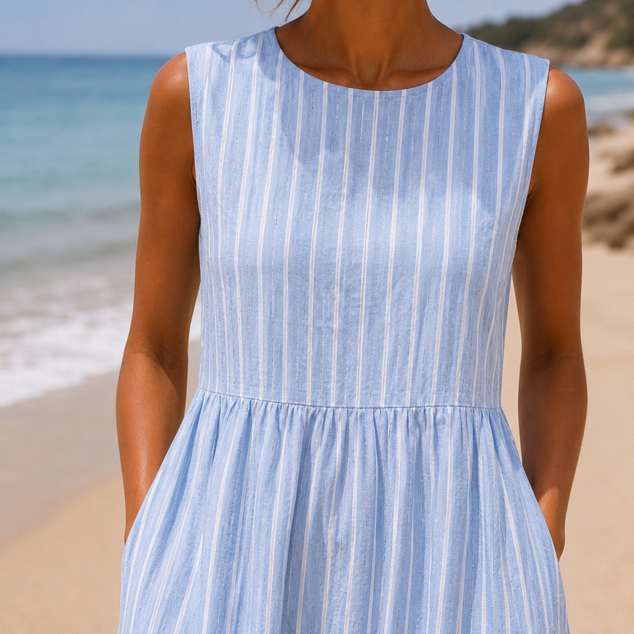Marielle | Relaxed Stripe Summer Dress