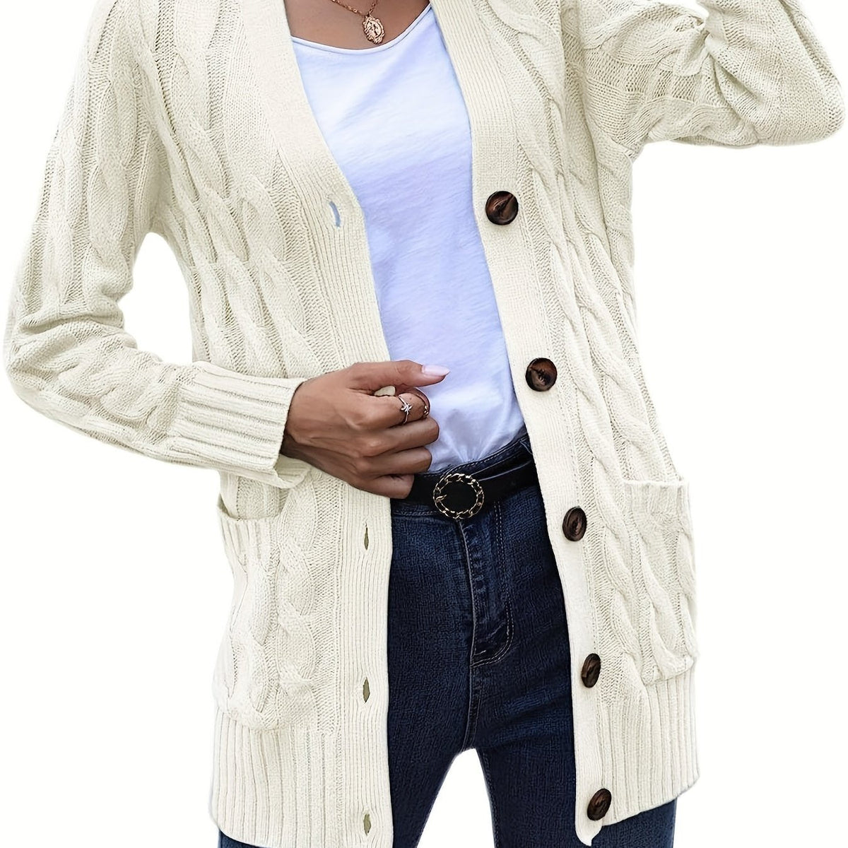 Ravelle | Soft Touch Button Cardigan