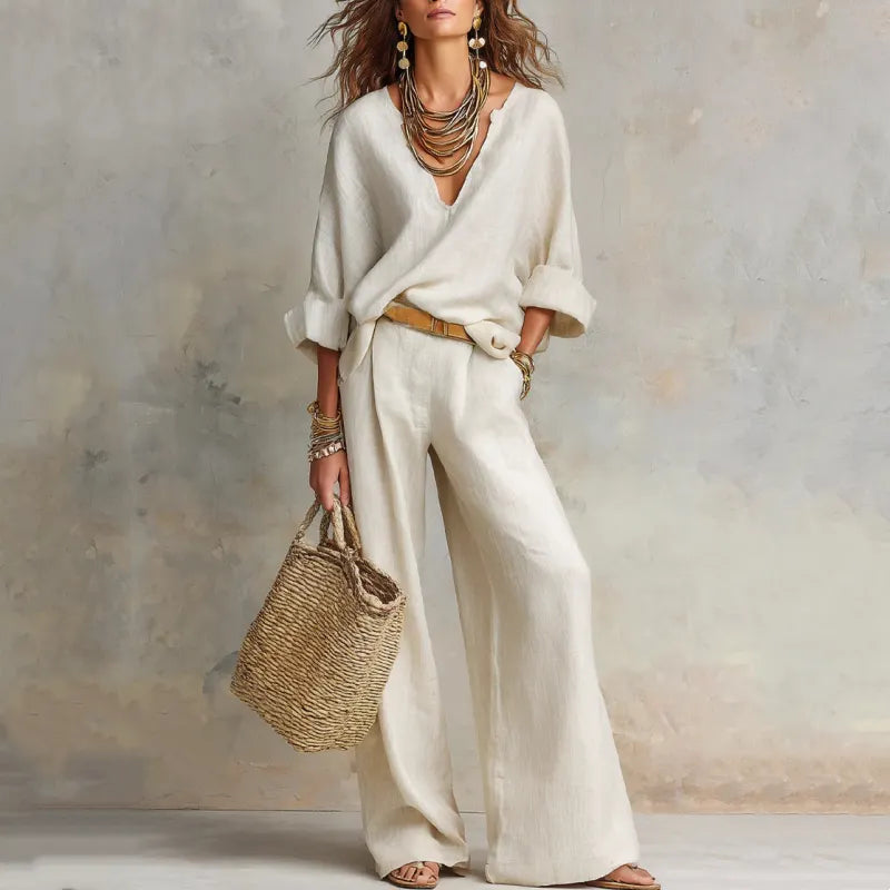 Zarevella | Breezy Linen Two Piece Set